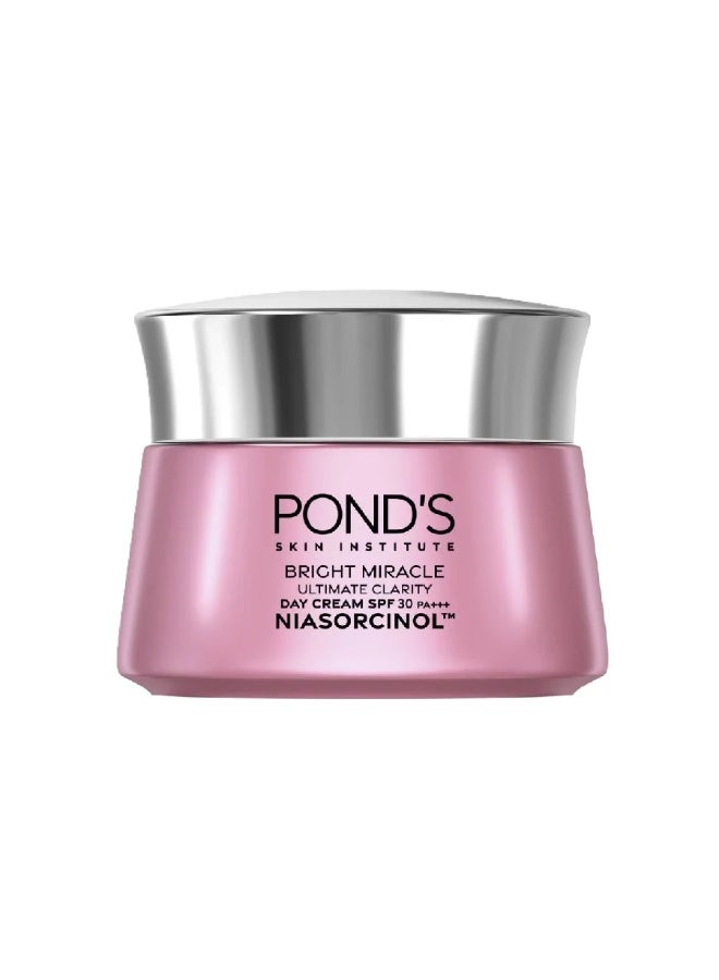 Pond's Bright Miracle Ultimate Clarity Day Cream SPF30 PA++ Niasorcinol,45G - Image 2