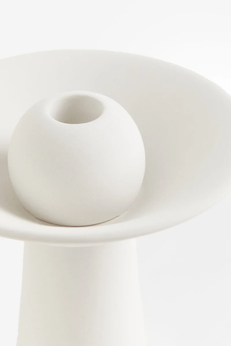 H&M Stoneware Candlestick