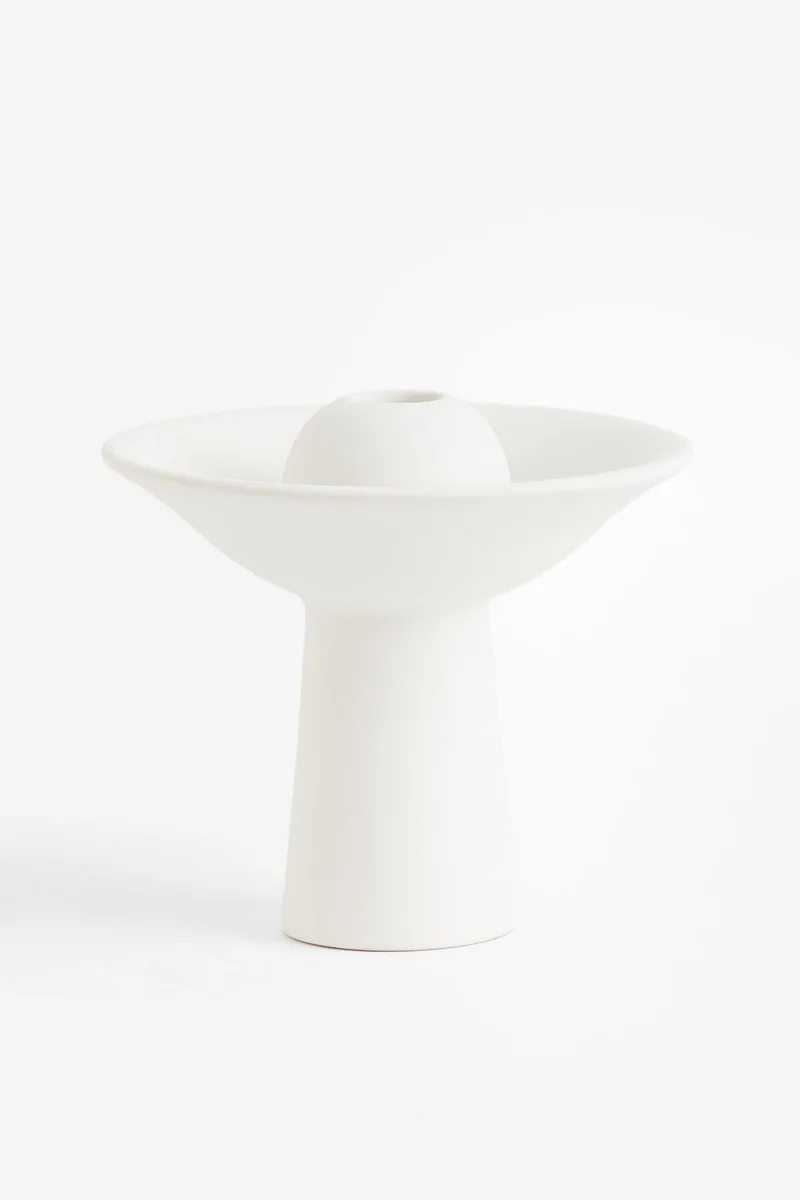 H&M Stoneware Candlestick