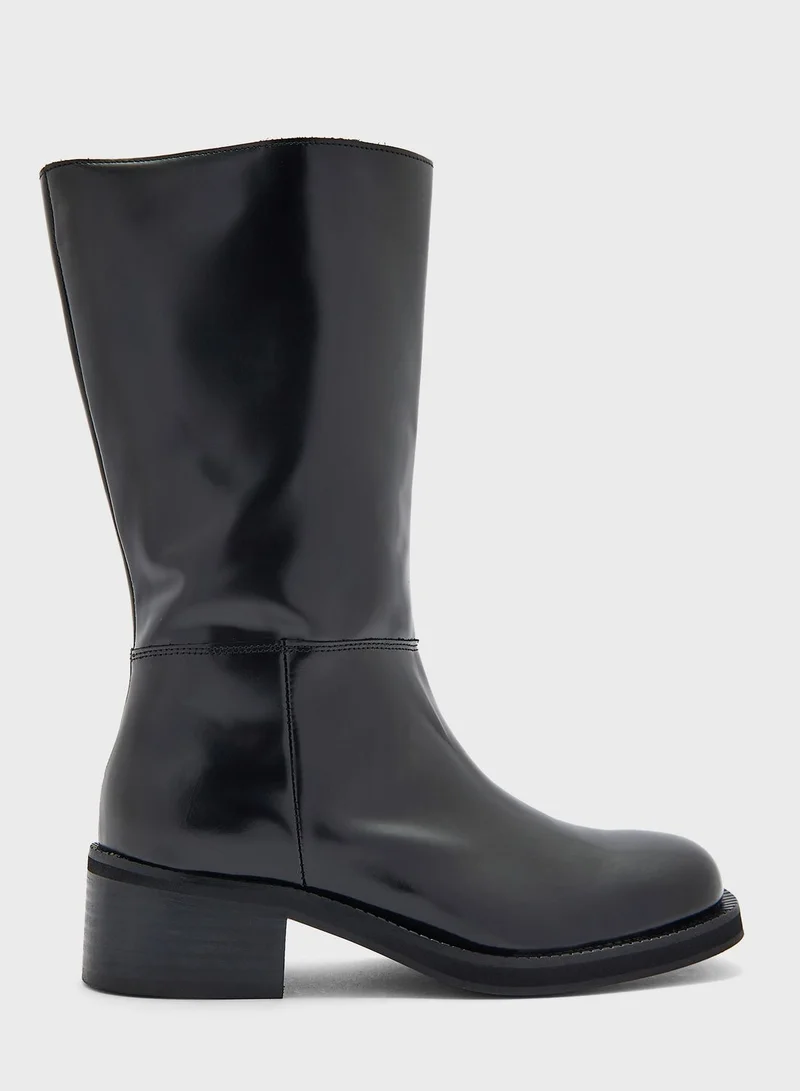 MANGO Crac Knee Boots