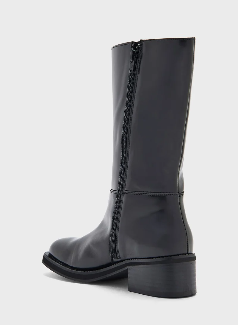 MANGO Crac Knee Boots