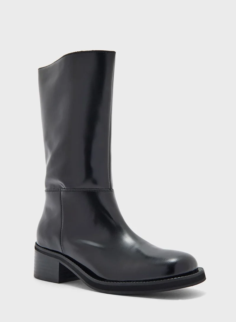 MANGO Crac Knee Boots