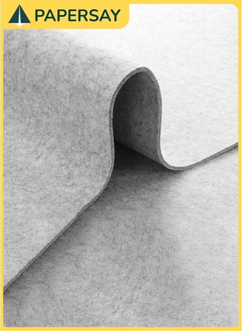 PAPERSAY Large Gaming Mouse Pad 90x40cm ,Desk Pad, Non Slip Large Desk Mat, Extended Mouse Pad, Desk Writing Mat for Office,Home,Gaming (Light Gray) - Image 4