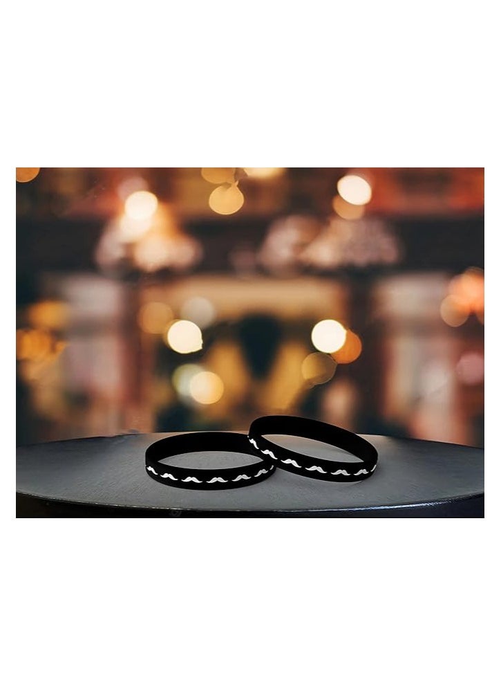 PRINTSHOP4ME - Movember Silicone Wristband For ProstateCancer Awareness Men's Health Support Bracelet Perfect For Charity Events,Fundraisers & Everyday Use Stylish And Comfortable Awareness Band - Image 1