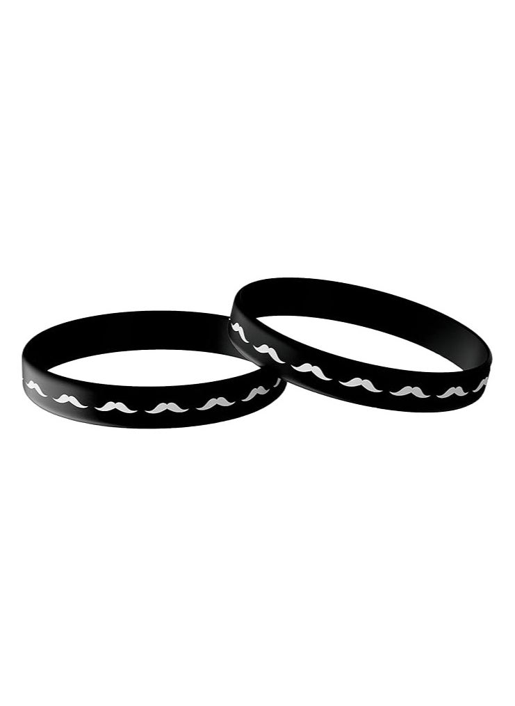 PRINTSHOP4ME - Movember Silicone Wristband For ProstateCancer Awareness Men's Health Support Bracelet Perfect For Charity Events,Fundraisers & Everyday Use Stylish And Comfortable Awareness Band - Image 1