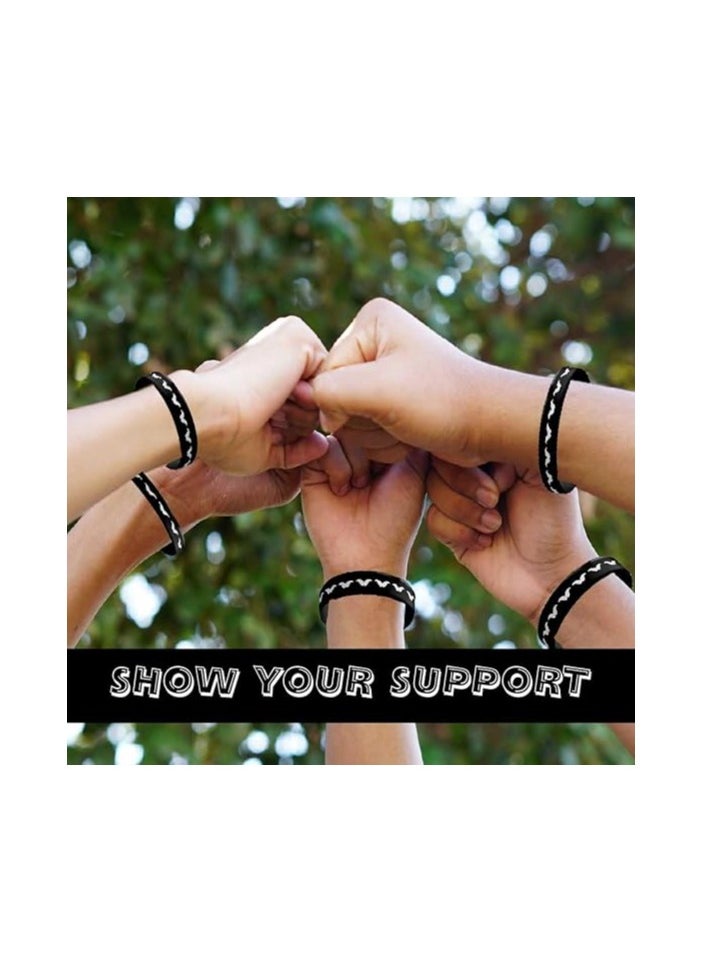 PRINTSHOP4ME - Movember Silicone Wristband For ProstateCancer Awareness Men's Health Support Bracelet Perfect For Charity Events,Fundraisers & Everyday Use Stylish And Comfortable Awareness Band - Image 1