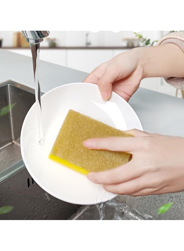 Excefore 12 Pack Dishwashing Sponge, Household Cleaning Scrub Sponges Absorbent Good - Image 3