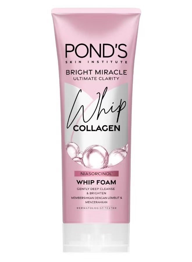 Pond's BRICHT MIRACLE COLLAGEN NIASORCINOL WHIP FOAM100ML - Image 1