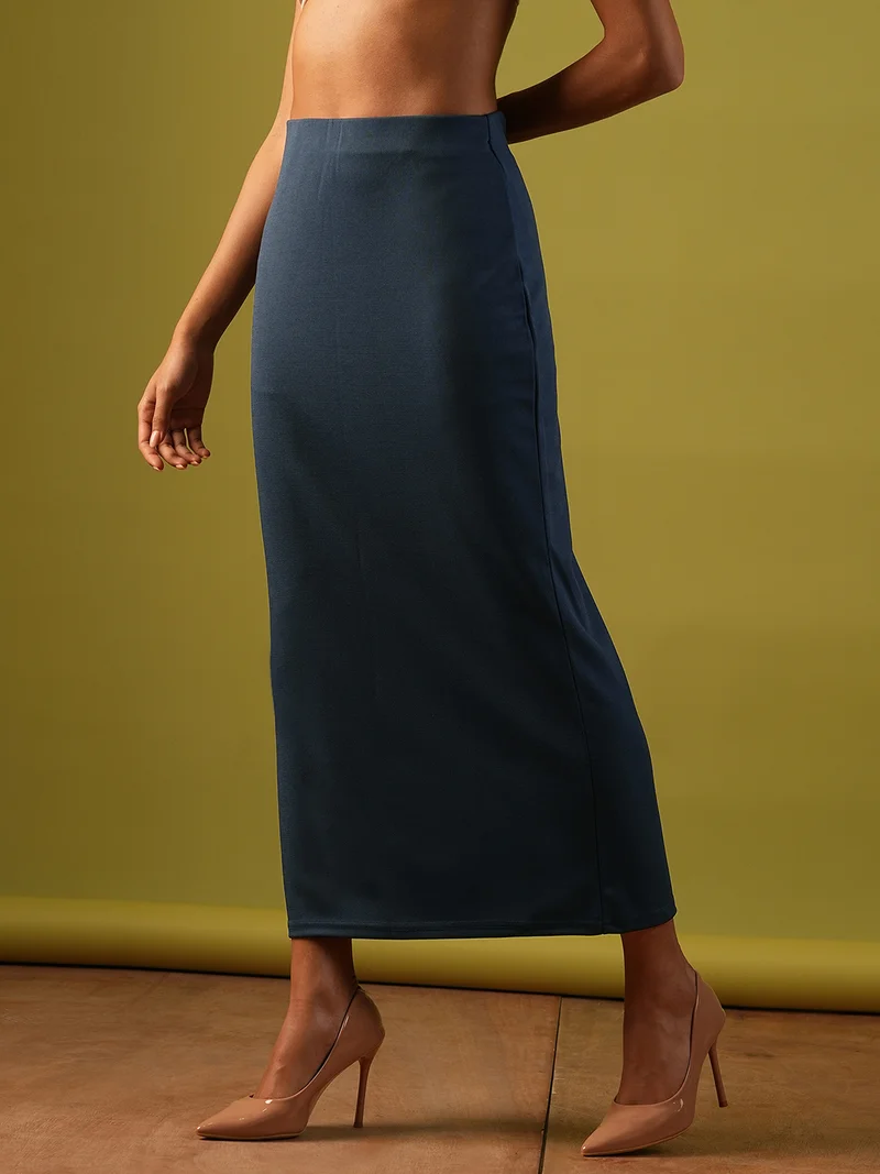 جلو باص جوب جلوبس نسائي بتصميم ذاتي وفتحة خلفية ميدي