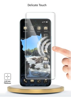 Wtech Honor X9c 5G 2024 / Honor Magic7 Lite 5G 2025 Premium Curved Edges UV Full Glue Full Cover Tempered Glass Screen Protector (MSGUCN) - Clear  - Image 5