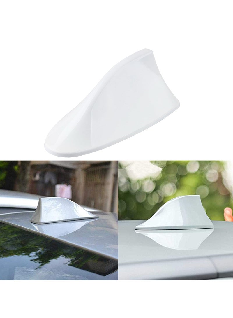 Universal Shark Fin Car Roof Antenna – Decorative Dummy Antenna for Cars, SUVs, Trucks, Easy Installation, Aerodynamic Design – White - Image 4