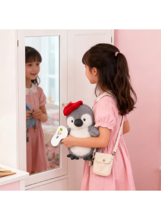 Weltston Plush Toy Comfort Doll Pillow Stuffed Doll Birthday Christmas Gift For Girls Penguin Plush Toy - Image 4