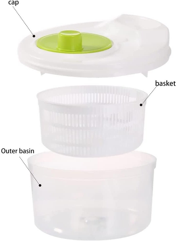 Day Rotary Vegetable Dryer Home Salad Dryer Manual Salad and Vegetable Dryer Rotary Dryer - Image 3