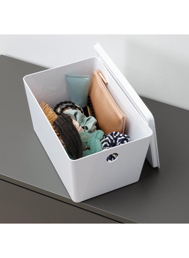 erorex Box With Lid, White, 18X26X15 Cm - Image 3