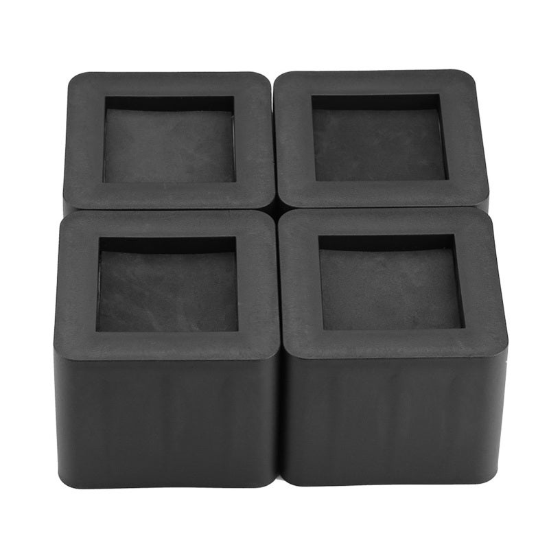 Bed Risers:  Premium Heavy-Duty Plastic - Adjustable Height & Non-Slip, Floor-Friendly - Under-Bed Storage Solution for Home Beds, Sofas, Tables, Desks - Image 1