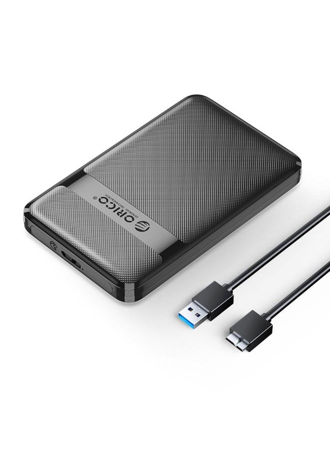 BURAQ ORICO 2577U3-V1 Grid Texture Design 2.5 inch USB3.0 Micro-B Hard Drive Enclosure Box(Black)  - Image 1
