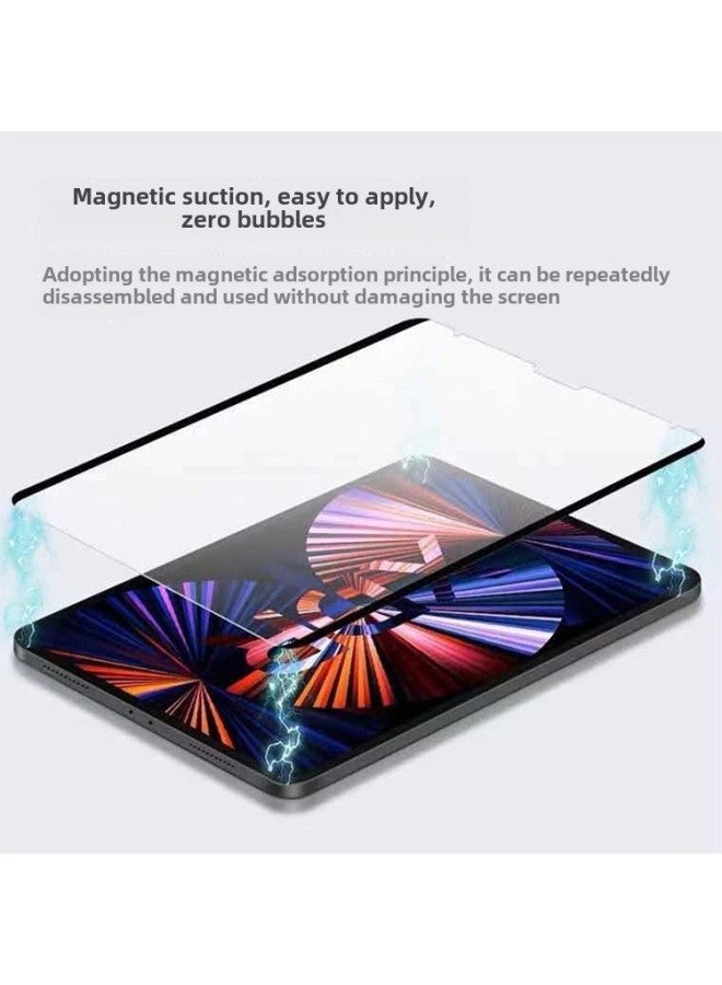 IPadAir6 Magnetic Absorbing Paper Film Pro11 Flat Frosted Handwritten Painting Film Paper Feeling 10.9 Removable Film-Color:Magnetic Paper Film  Comes With Storage Clip And Packaging-Size:Ipad Pro-12.9 Inch 2018-22 Model