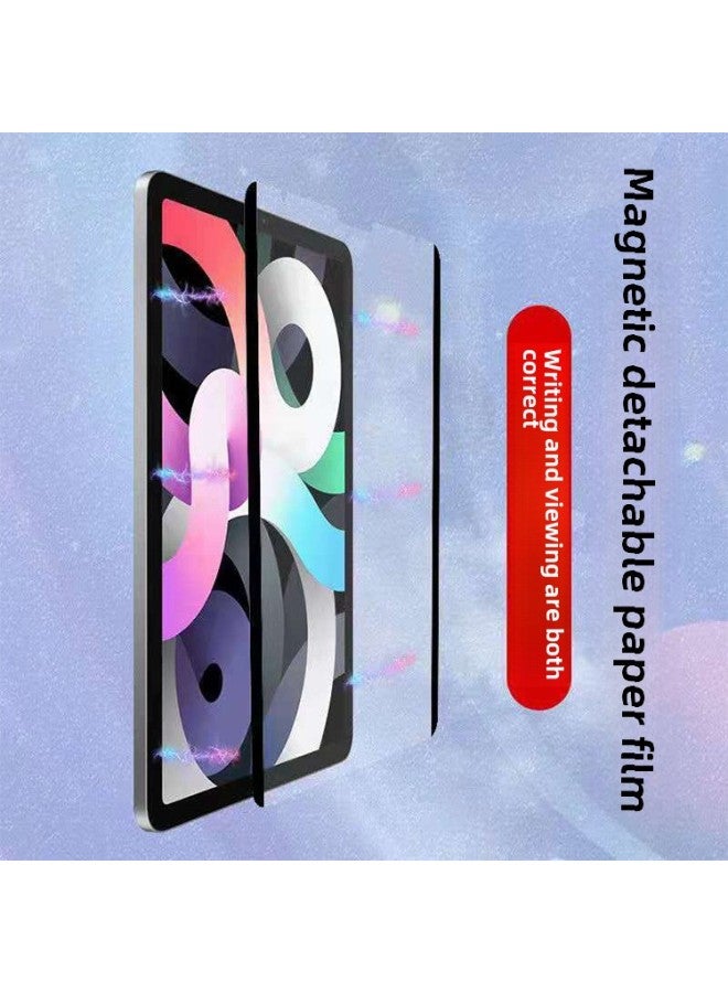 IPadAir6 Magnetic Absorbing Paper Film Pro11 Flat Frosted Handwritten Painting Film Paper Feeling 10.9 Removable Film-Color:Magnetic Paper Film  Comes With Storage Clip And Packaging-Size:Ipad Pro-12.9 Inch 2018-22 Model
