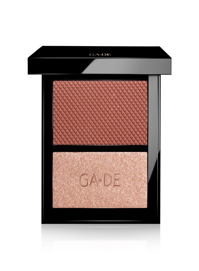 GA-DE Velveteen Blush & Shimmer Duet 54 Love & Glow 7.4 gm - Image 2