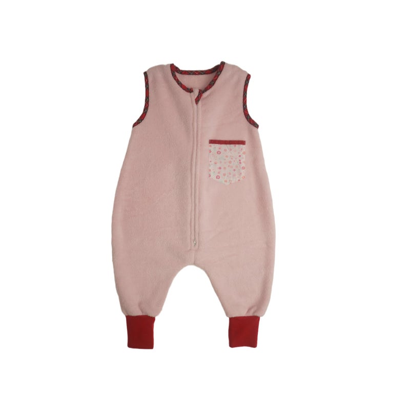 BLOOMSTAR Toddler Sleep Sack with Feet (12-24 Months) Fleece Warm Tog 2.0 Soft Baby Sleep Bag Walker Wearable Blanket Sleeping Sack with Leg Sleeveless Sleep Suit Warm Girl 4 Seasons - Image 1