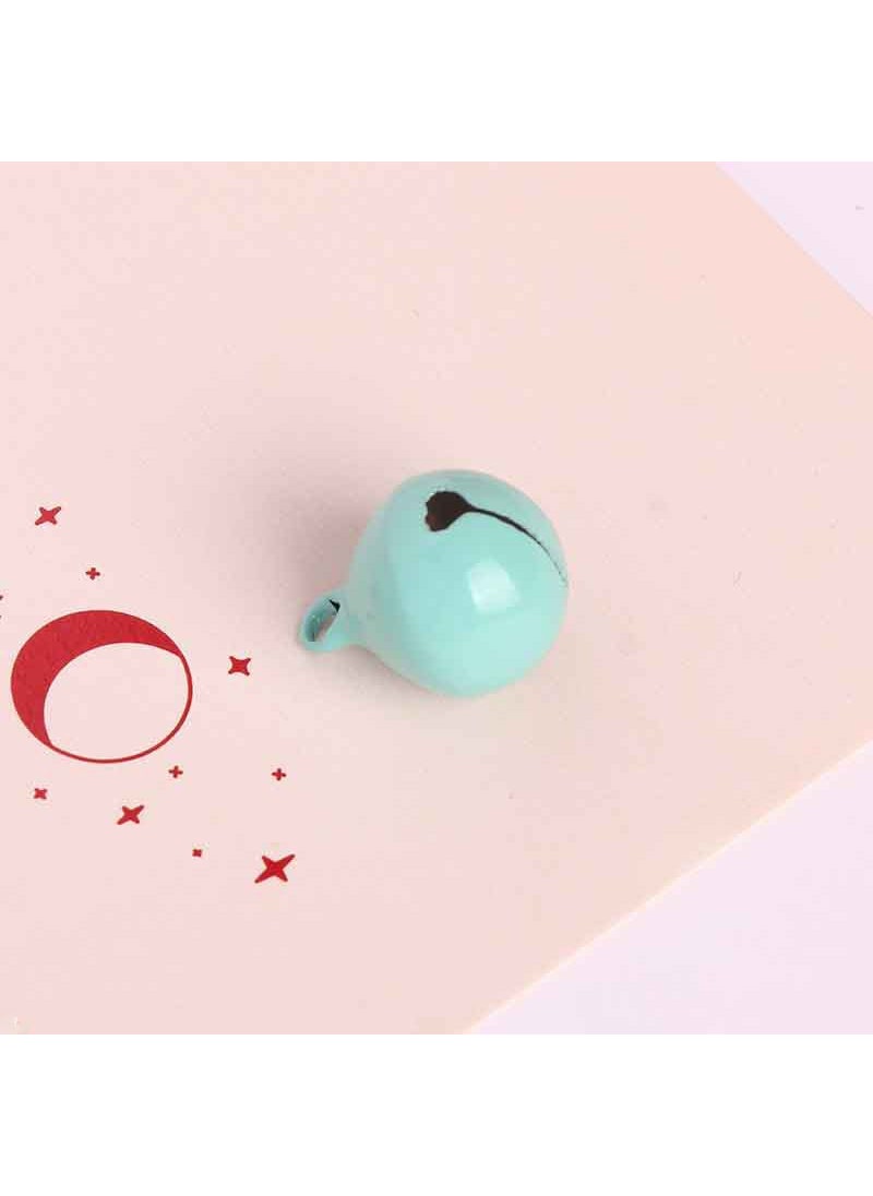 Arabest 14mm Colored Bells Charms Keychain Christmas Pet Decor Lake Green