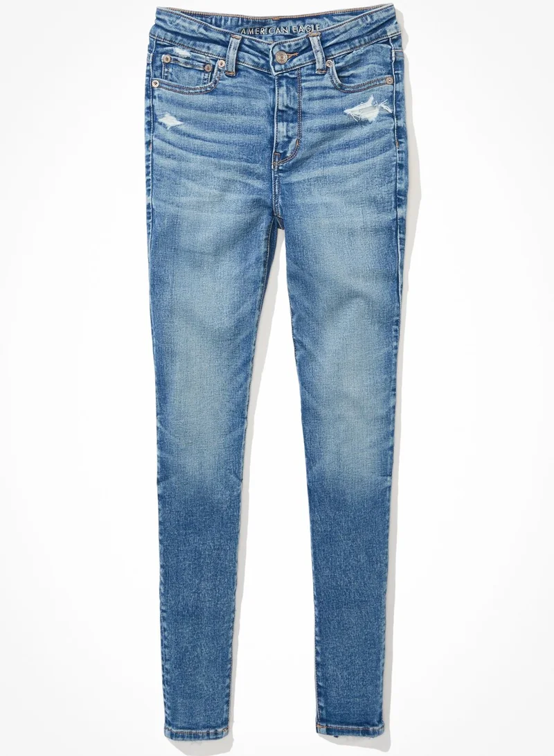 American Eagle Ripped High Waist Jeggings