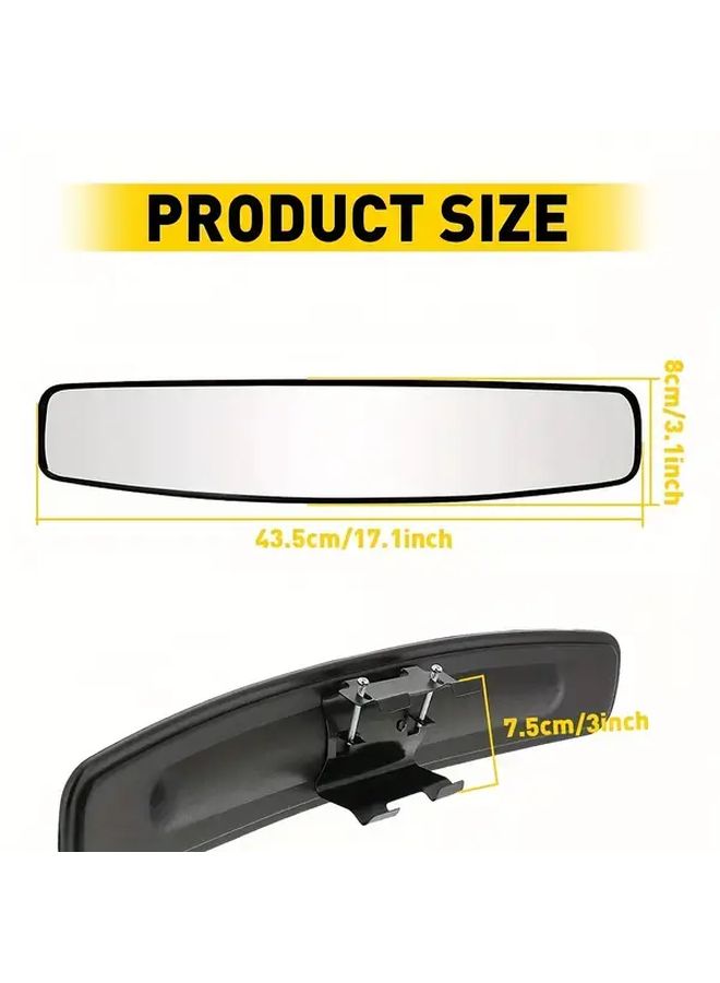 1pc Wide Angle Convex Rear View Mirror for Car Truck SUV HD Parking Assistance - Image 2