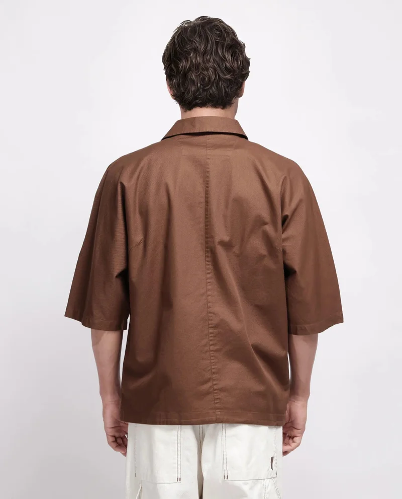 Rare Rabbit Men's Oversized Plain Shirt