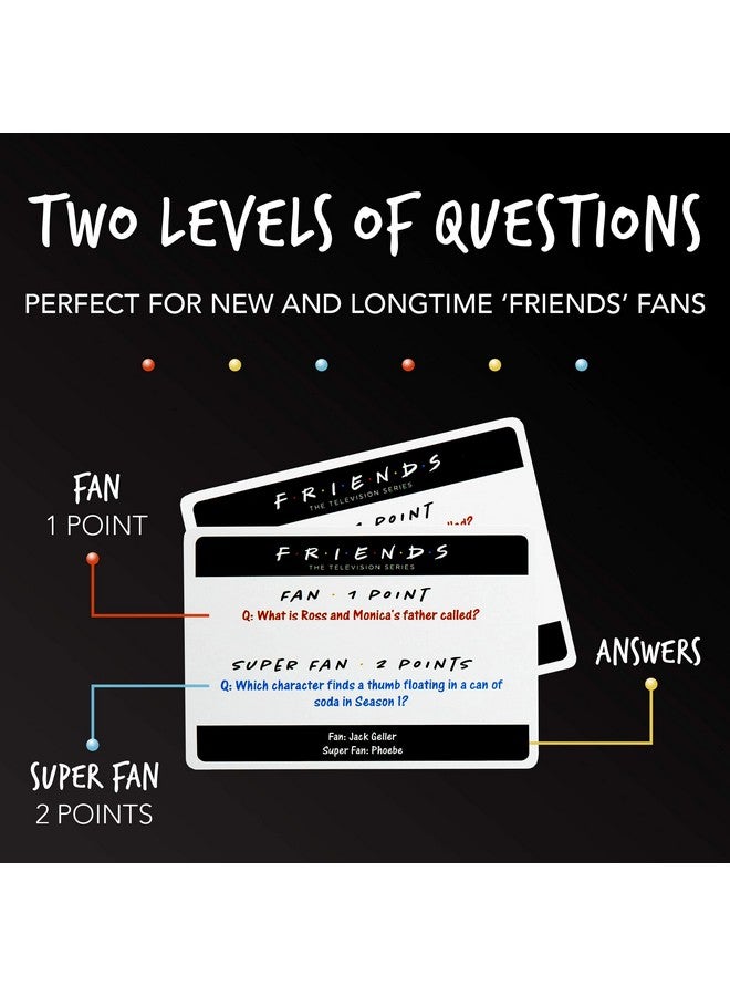 Paladone Friends TV Show Trivia Quiz Game with 100 Questions - Image 3