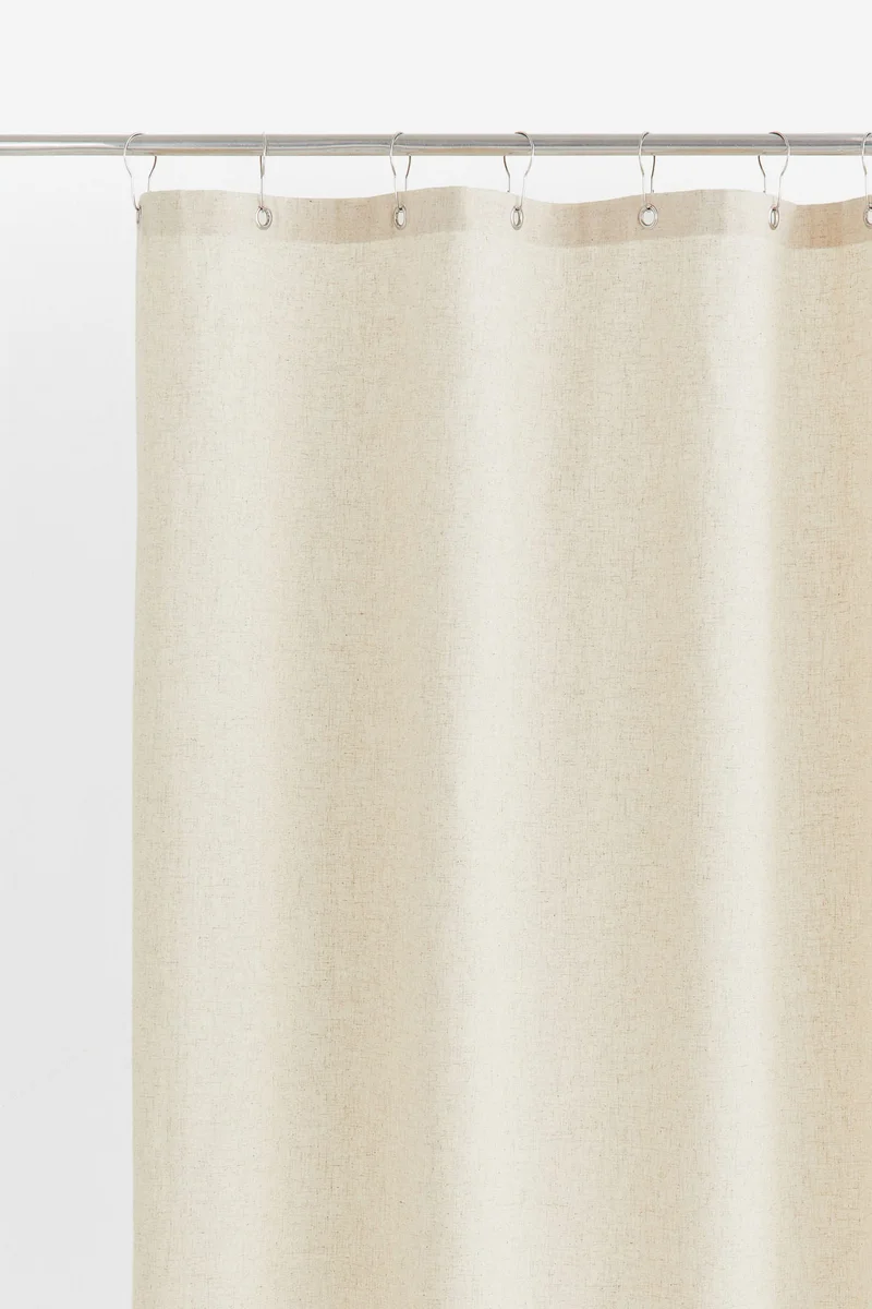 H&M Linen-Blend Shower Curtain