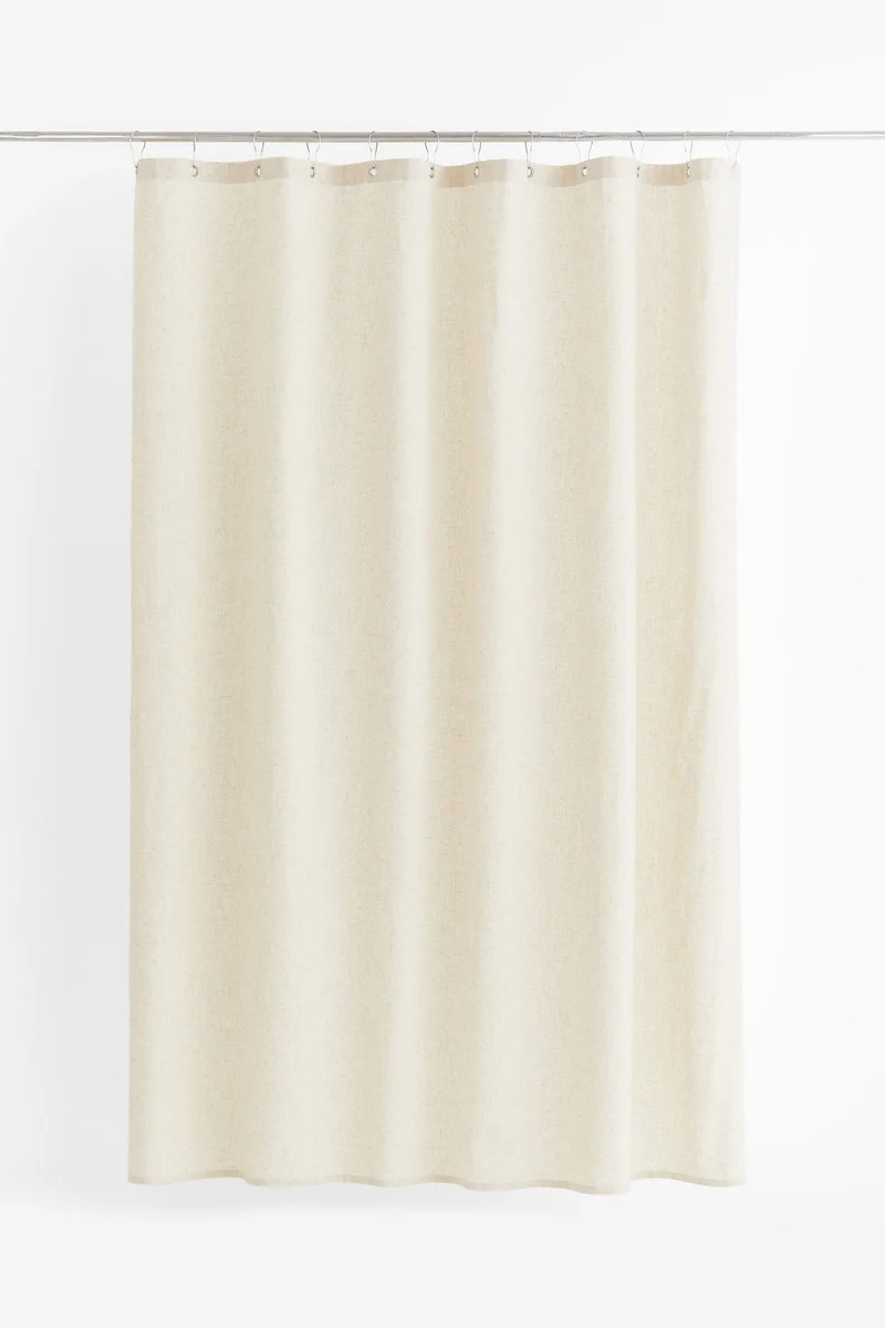 H&M Linen-Blend Shower Curtain