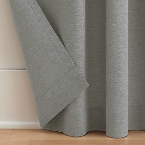Waverly Serendipity Pinch Pleat Light-Filtering Window Panel, 50" X 95", Gray - Image 4