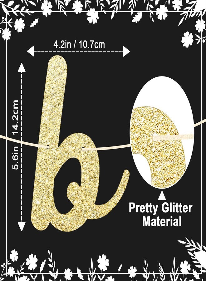 Yoshiky Pre Strung Glitter Bridal Shower Decorations Banner, Bride to Be Sign Bachelorette Party Banner Bridal Shower Garland for Engagement Wedding Party Decorations Decor - Image 3