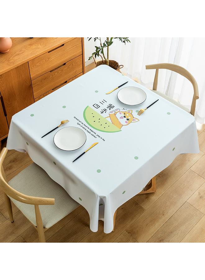 Bluejw Square Tablecloth Washable Oil-proof Waterproof Household Dining Table Square Table Tablecloth Light Luxury High-end Small Tablecloth Zhenglei New - Image 2
