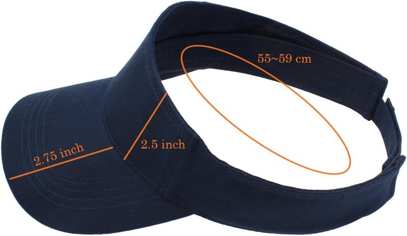 Top Level Sun Sports Visor Men Women - One Size Cap Hat - Image 3