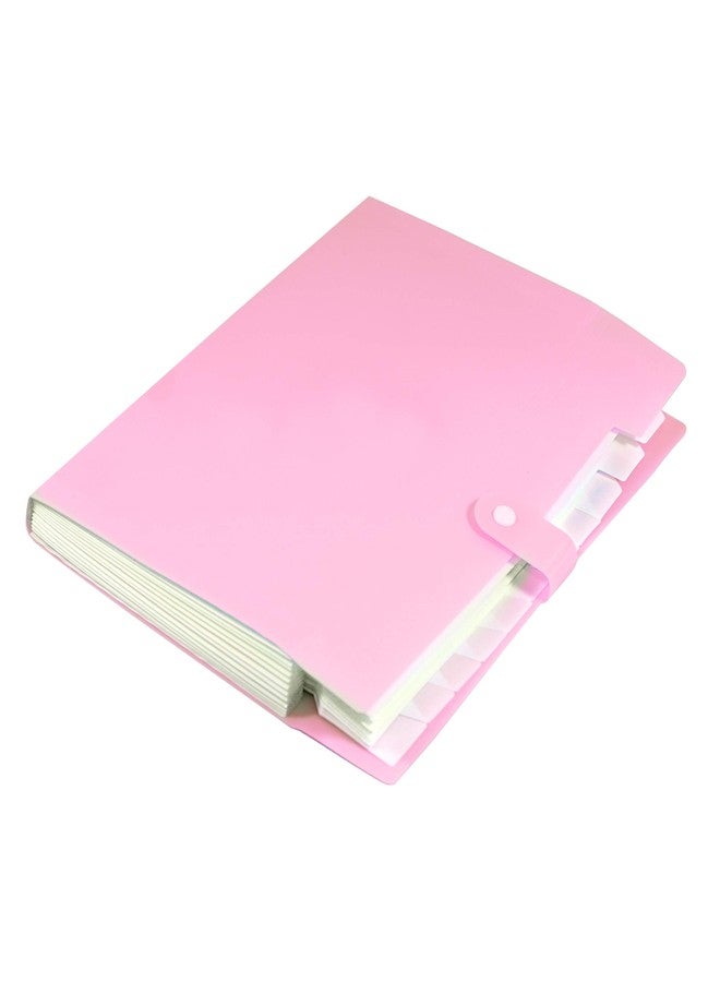 TULMAN 12 Pocket Expanding File Folder Professional Desktop Document Organizer A4 Size Document Folder & Certificate Holder- 32.5x23 CM - Image 1