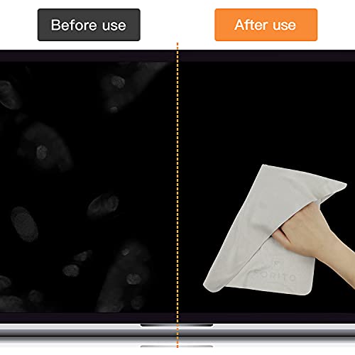 FFORITO F FORITO Microfiber Liner Cleaning Cloth 13" with Screen Keyboard Imprint Protection, Laptop Keyboard Protector Compatible with MacBook Pro 13" and MacBook Air 13" - Image 5