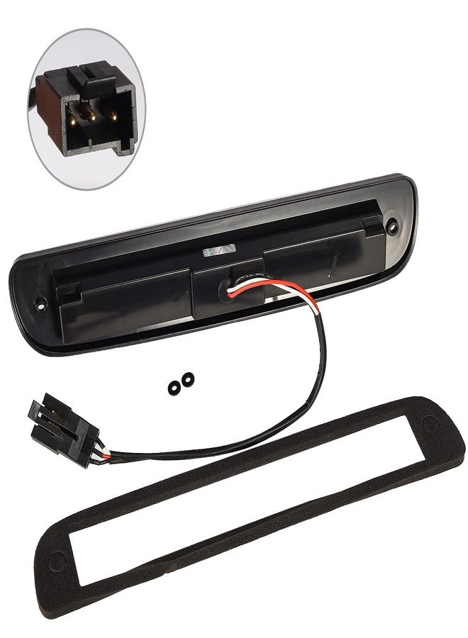 Partsam مصباح فرامل ثالث LED عالي التركيب من Partsam، بديل لمصباح الفرامل الثالث لسيارات فورد F250، F350، F450، F550 موديلات 1999-2016، رينجر، وسلسلة B. مصباح فرامل ثالث شفاف، يُركب في منتصف سقف الكابينة الخلفية، يُستخدم كإضاءة خلفية أو إضاءة حمولة. - Image 4