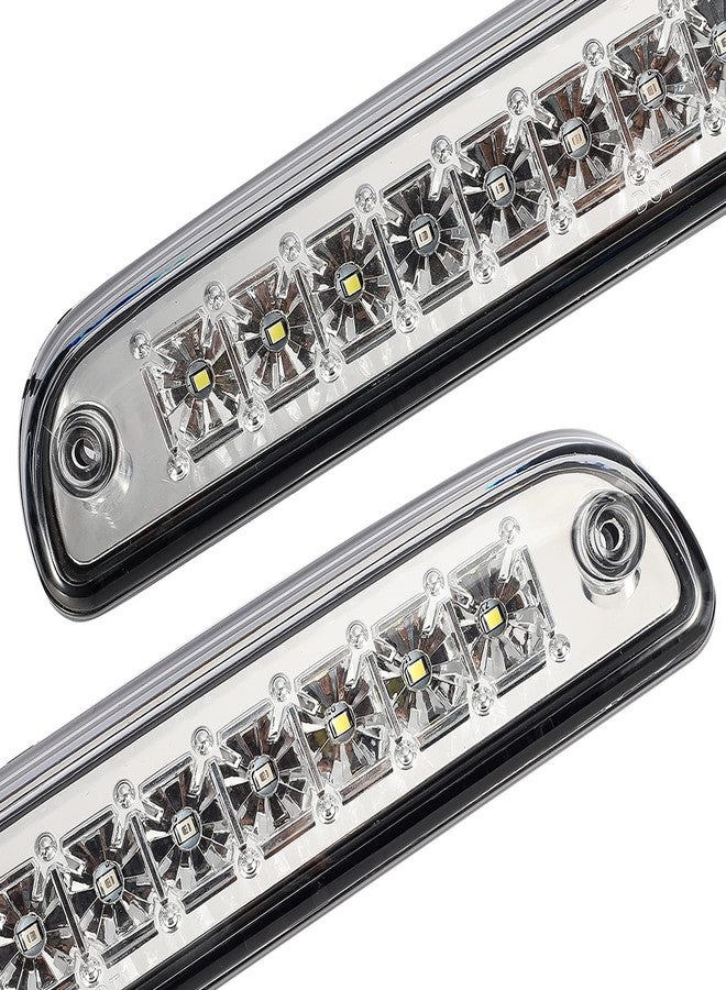 Partsam مصباح فرامل ثالث LED عالي التركيب من Partsam، بديل لمصباح الفرامل الثالث لسيارات فورد F250، F350، F450، F550 موديلات 1999-2016، رينجر، وسلسلة B. مصباح فرامل ثالث شفاف، يُركب في منتصف سقف الكابينة الخلفية، يُستخدم كإضاءة خلفية أو إضاءة حمولة. - Image 5