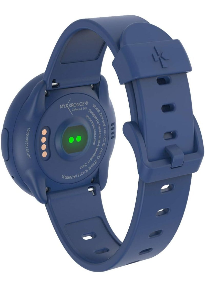MyKronoz - MyKronoz ZeRound3 Lite Smartwatch - Navy Blue - Image 1