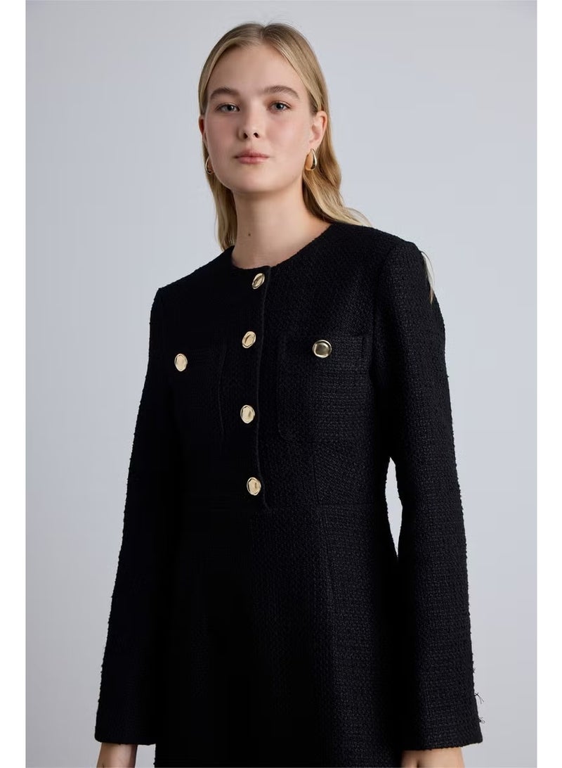 Manuka Textured Midi Dress - Image 2