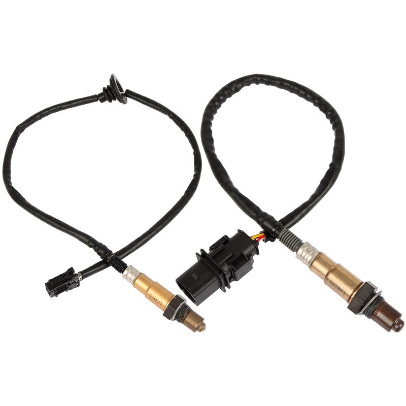 QIJIAUTO O2 Oxygen Sensor Upstream Downstream Compatible for Hyundai Elantra 1.8L L4 2011 2012 2013 2014 2.0L L4 2014 Except California Emission 234-5083 234-4550 2PCS - Image 1