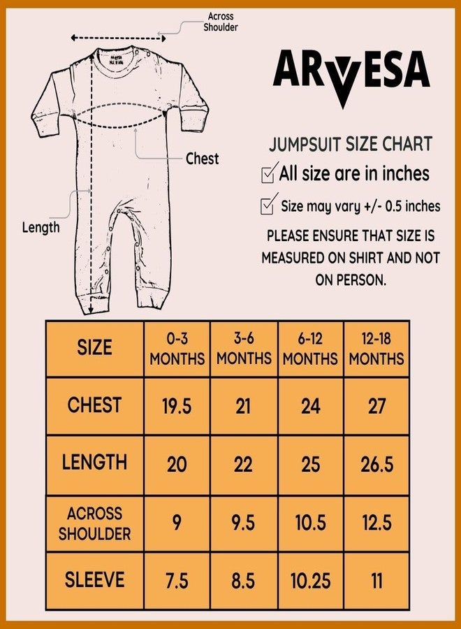 ARVESA 1 Month JS-246 Bodysuit, Sleepsuits, Rompers For New Born Baby Clothes 0-3 Months Unisex Stylish Dress For Baby Boy & Girl, Newborn Infant Outfit - Image 5
