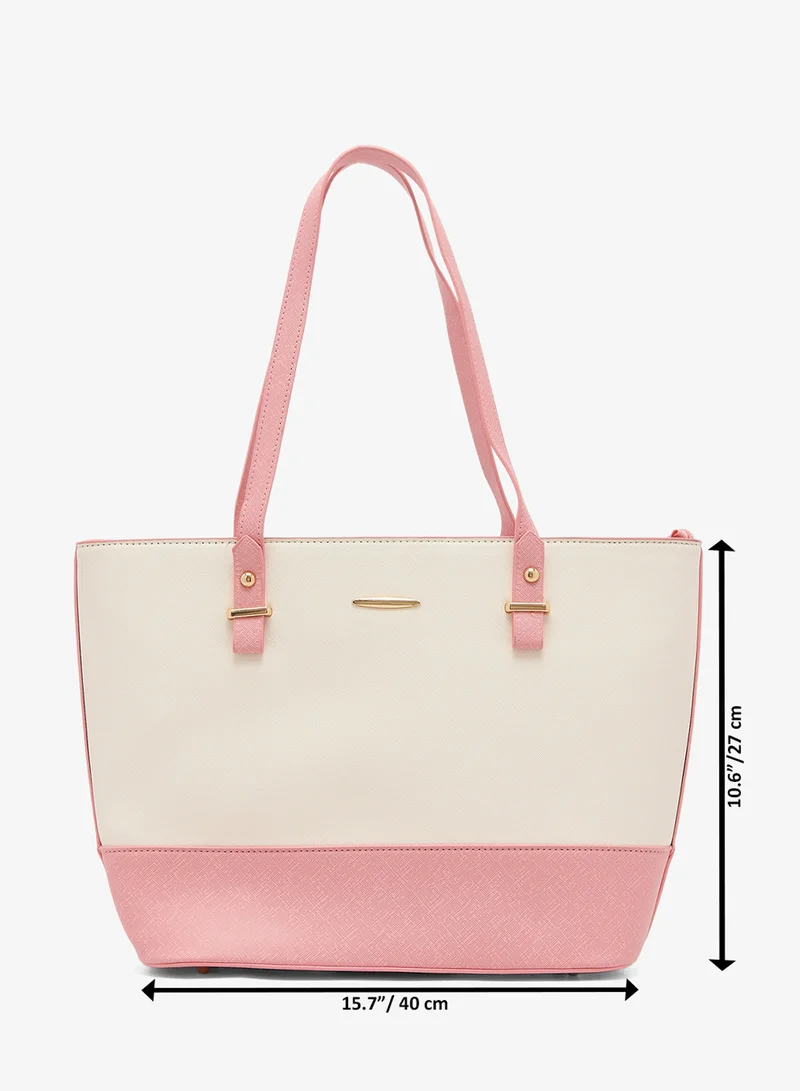 Ella Pink Pink Tote With Pouch Insert for Women | Best Price UAE