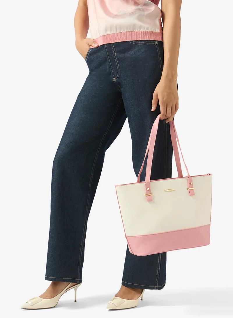 Ella Pink Pink Tote With Pouch Insert for Women | Best Price UAE