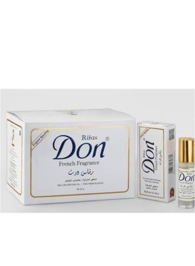 French Fragrance Roll On Perfume 6 ML 12 Pcs