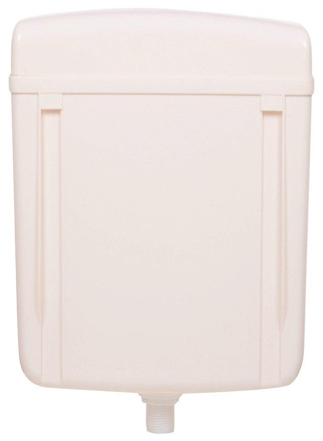 SHRUTI PVC Aqua Flow Flushing Cistern Flush Tank Ivory 10.Liter Capacity with Free PVC Health Faucet Jaguar Type With PVC Full Flexible Full Silver Shower Tube 3.Meter & ABS Chrome Plated Stand - 2249 Ivory-1171-1168 Full Cp - Image 3