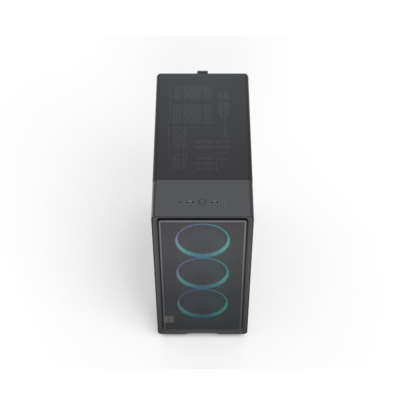 Fractal Design حالة ألعاب الكمبيوتر Fractal Design Epoch Black RGB - زجاج مقسى بلون خفيف - تدفق هواء عالي - لوحة أمامية شبكية - ثلاثة مراوح Momentum 12 RGB مضمنة - مساحة داخلية واسعة - دعم ATX/mATX/ITX - Image 5