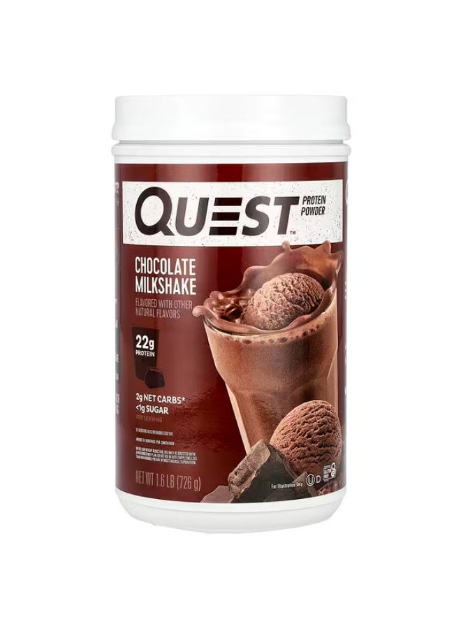 Quest Nutrition، مسحوق البروتين، ميلك شيك الشوكولاتة، 1.6 رطل (726 جم)