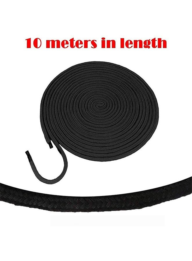 Peachjoy 2 Roll 10M Soft Cotton Rope, Natural Durable Long Cotton Rope for Crafts Wall Hangings Plant Hangers Knotting (Black)  - Image 5